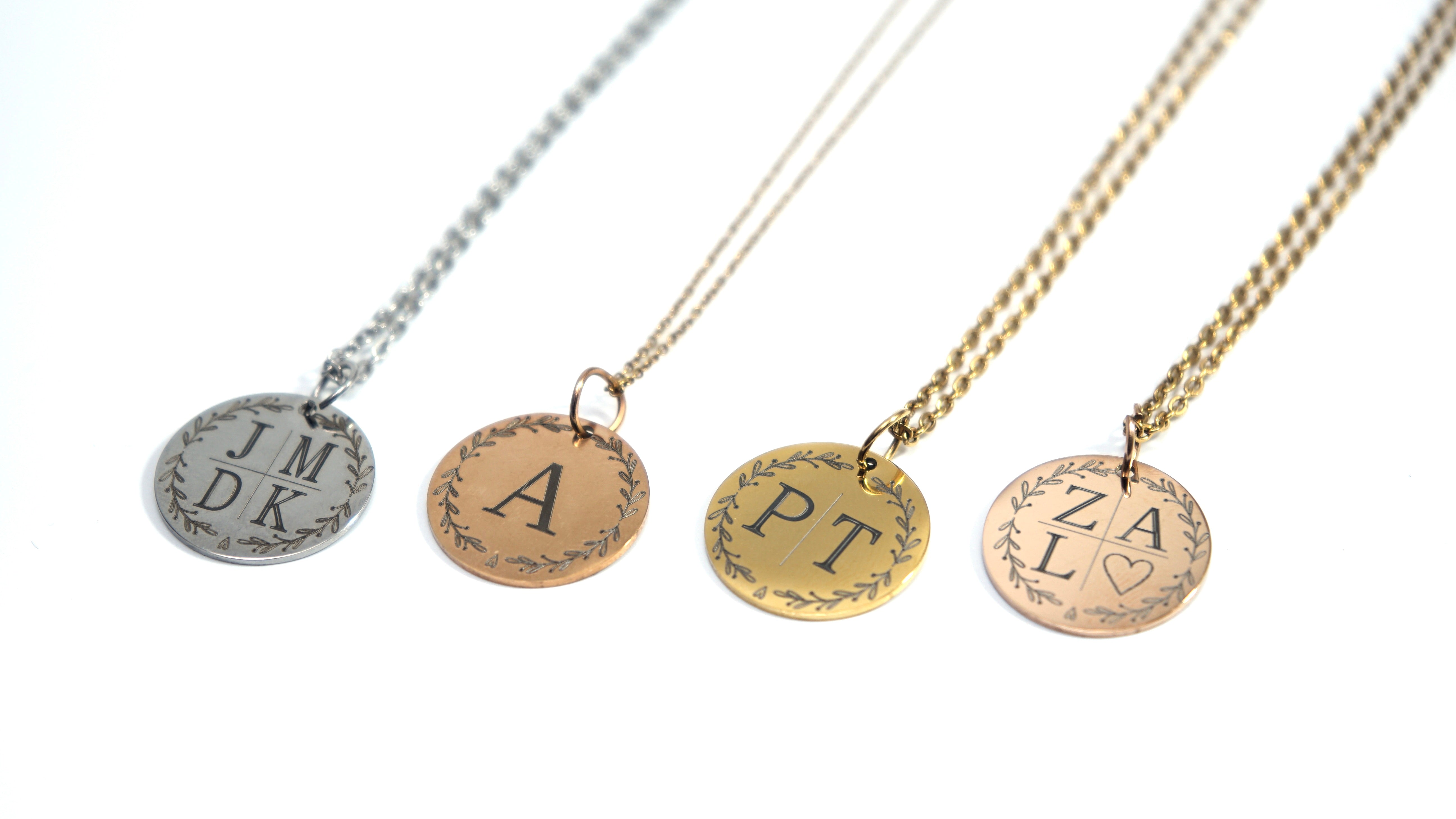 Ketting met initialen