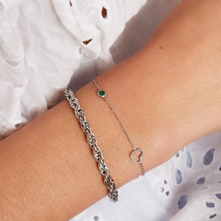Bracelet | August Birthstone Gold/Silver