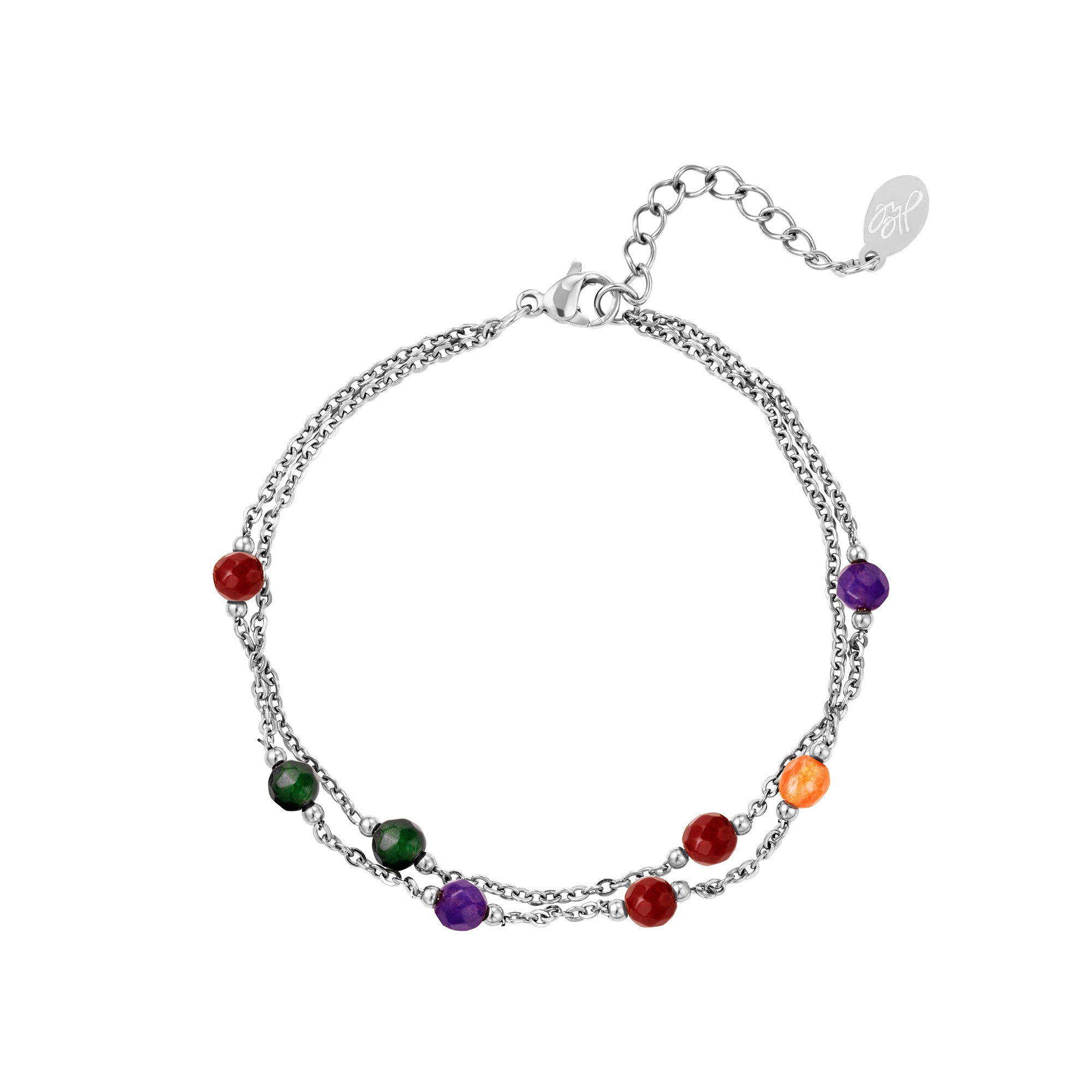 Bracelet | Colorful Stones Gold