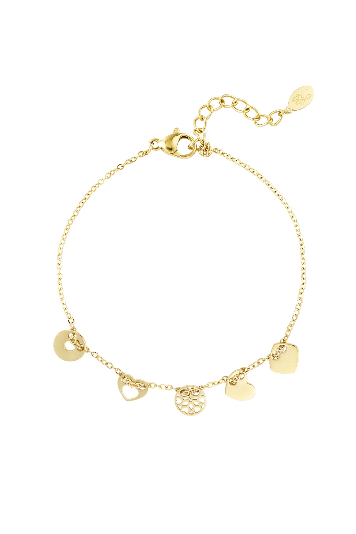 Bracelet | with Gold Charms