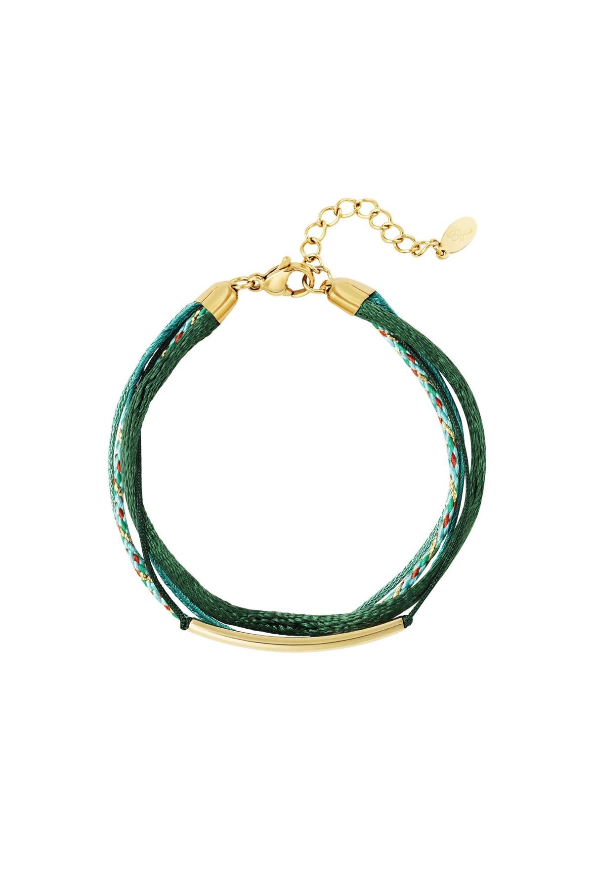 Armband | Touw met lange Bedel