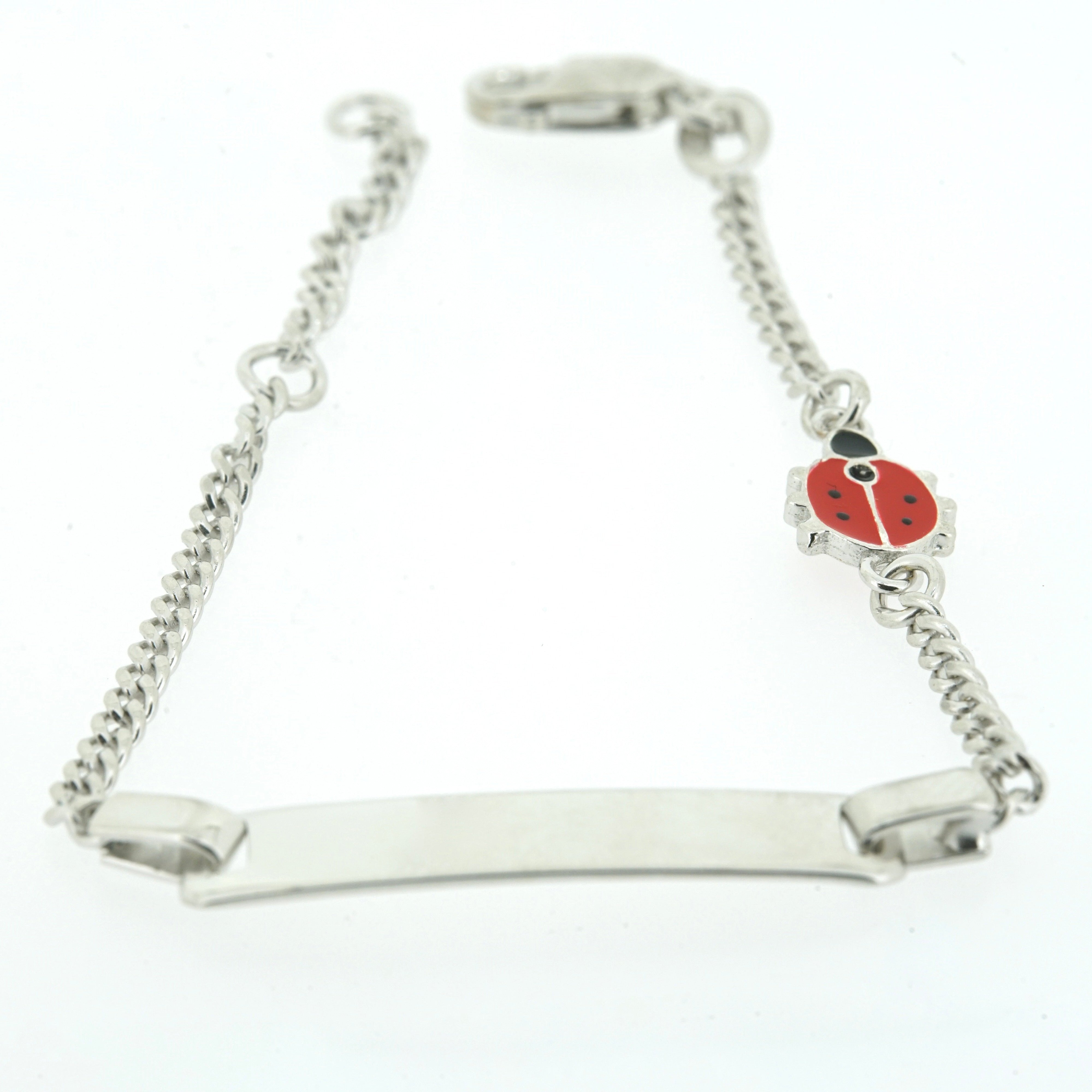 Babyarmbandje met Naam | Lieveheersbeestje