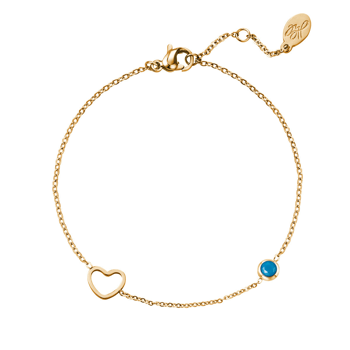 Armband |Geboortesteen December Goud