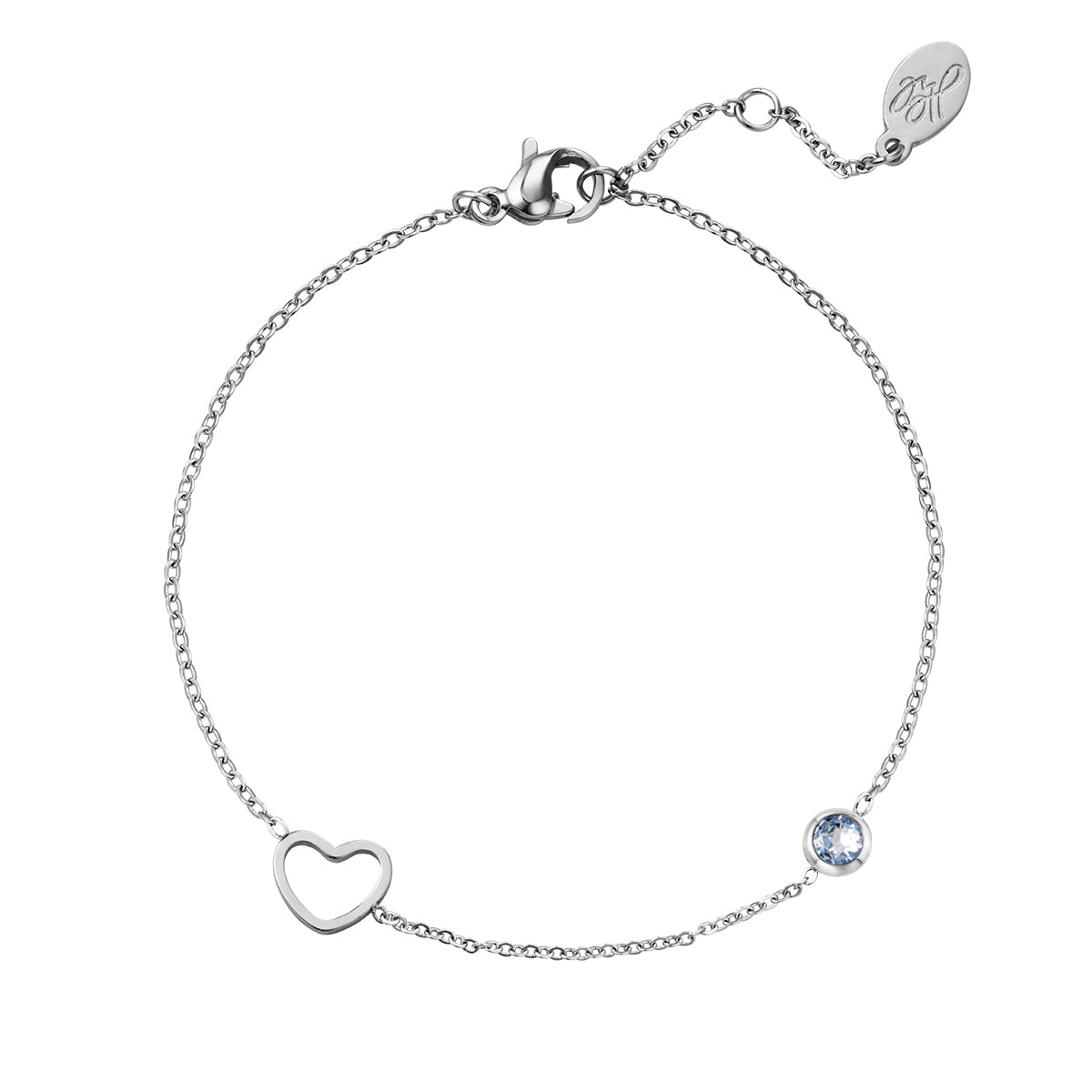 Armband met Geboortesteen Maart