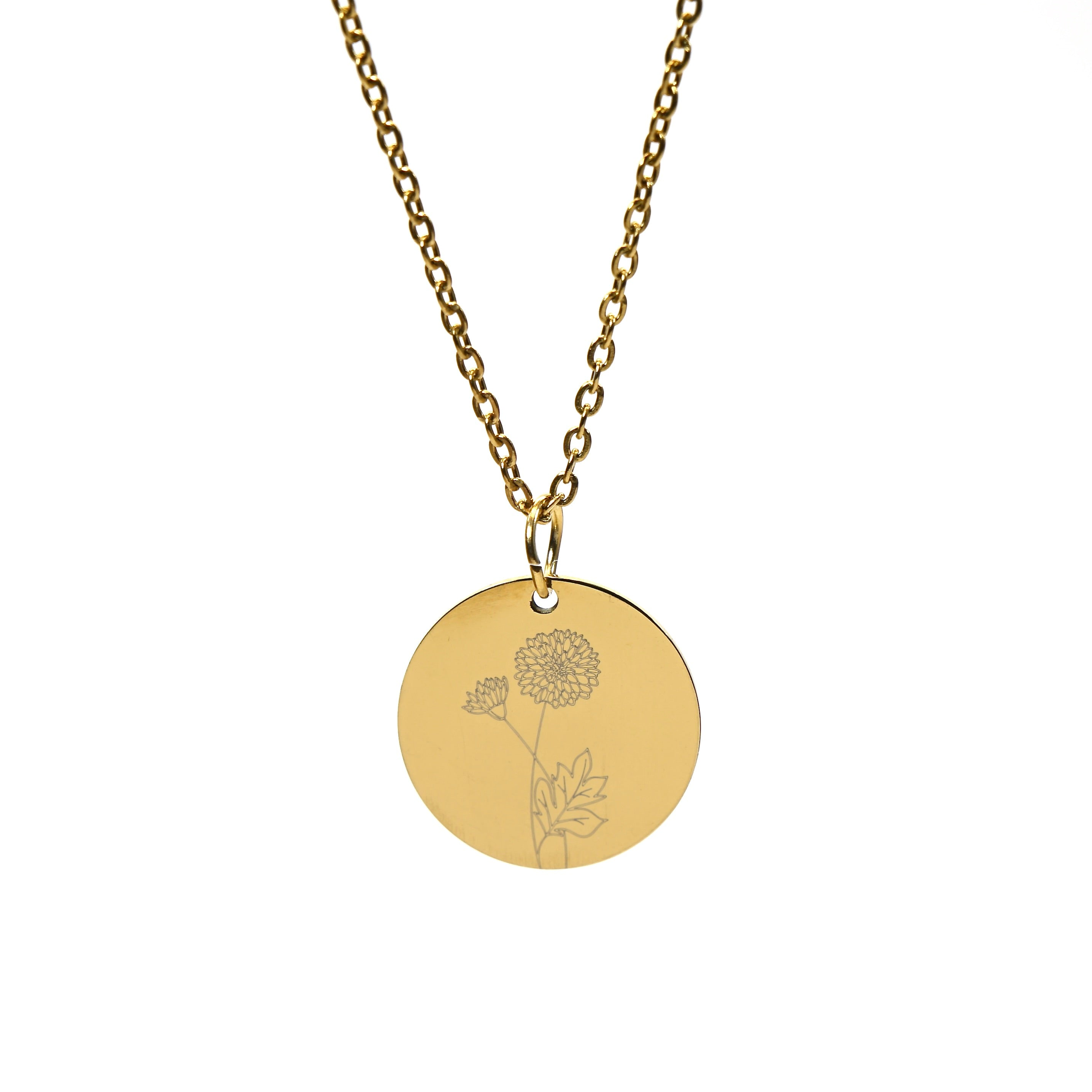 Ketting met geboortebloem | November