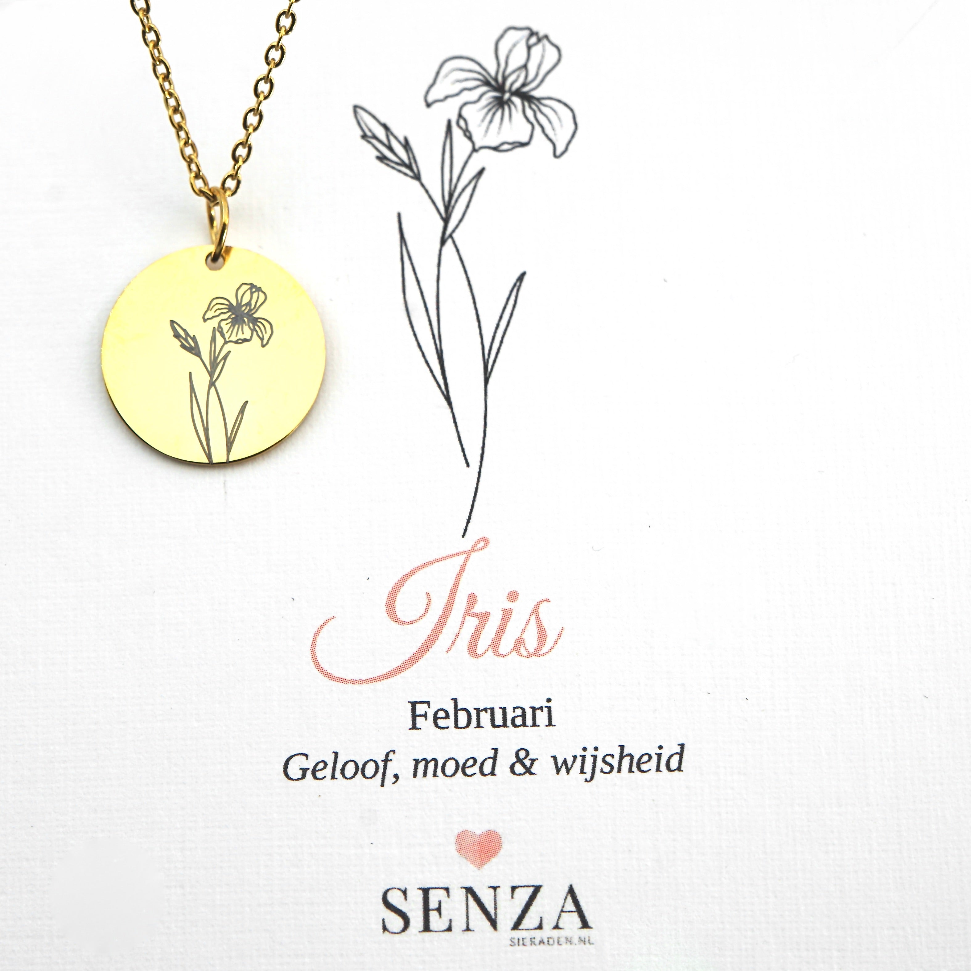 Ketting met Geboortebloem | Februari