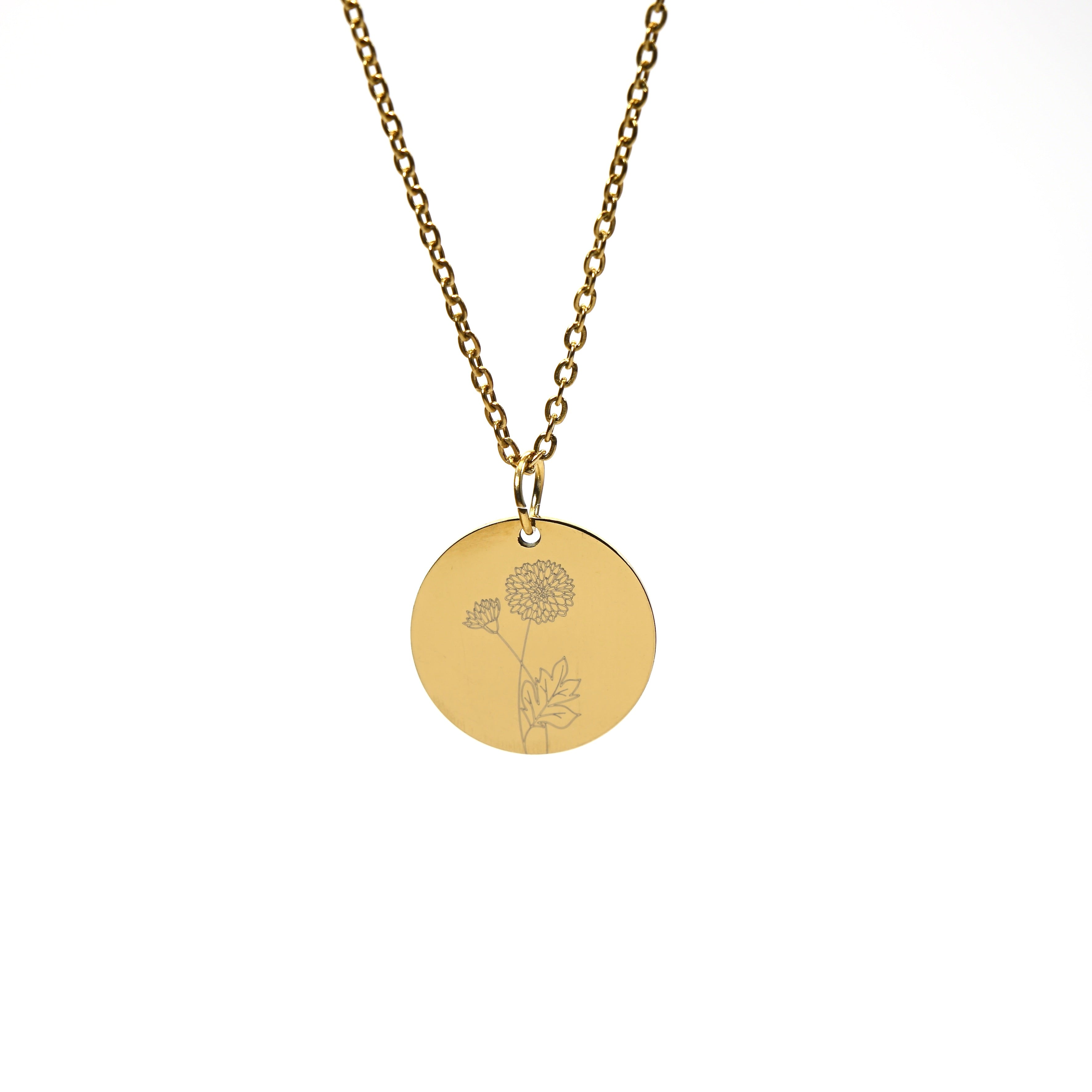 Ketting met geboortebloem | November