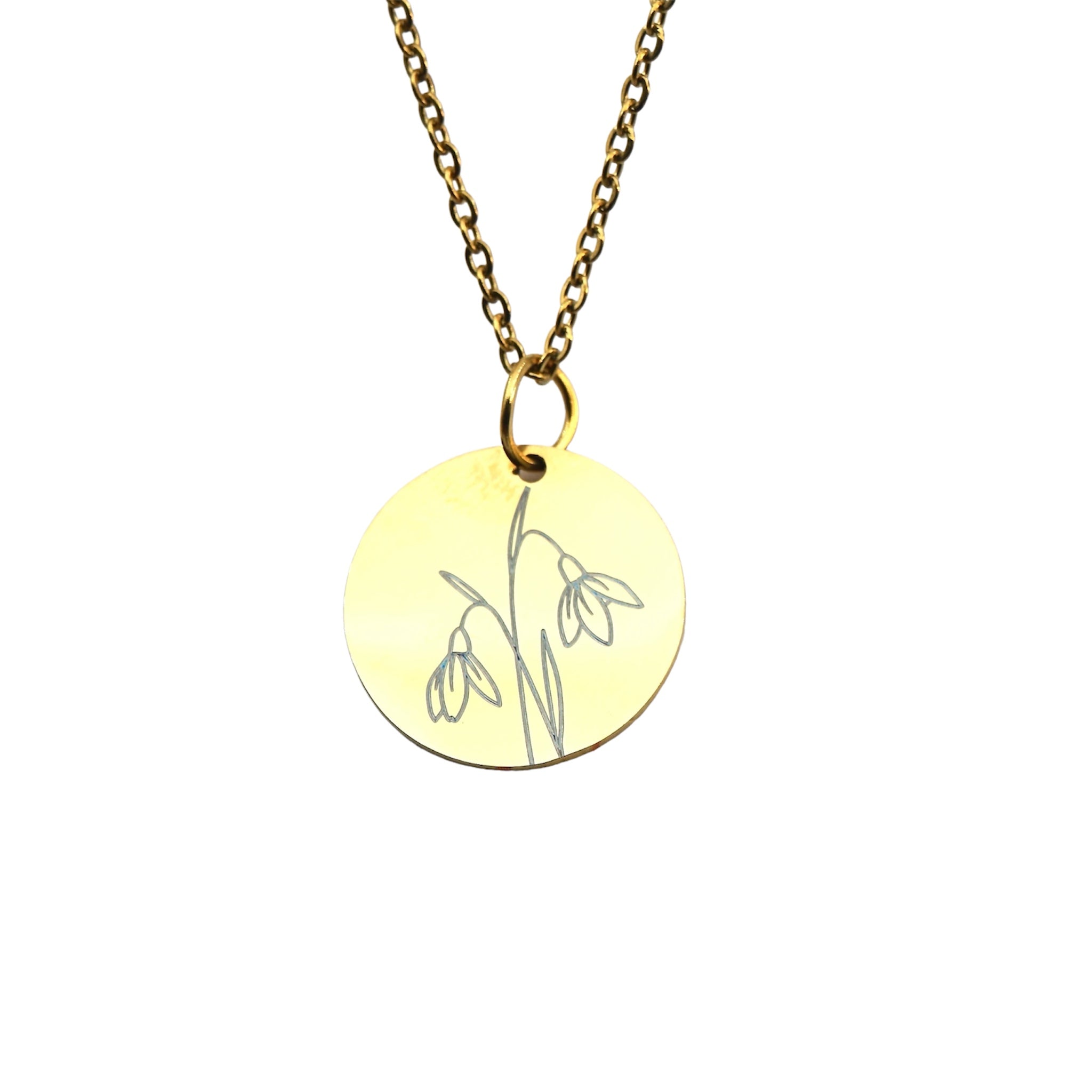 Ketting met geboortebloem | Januari