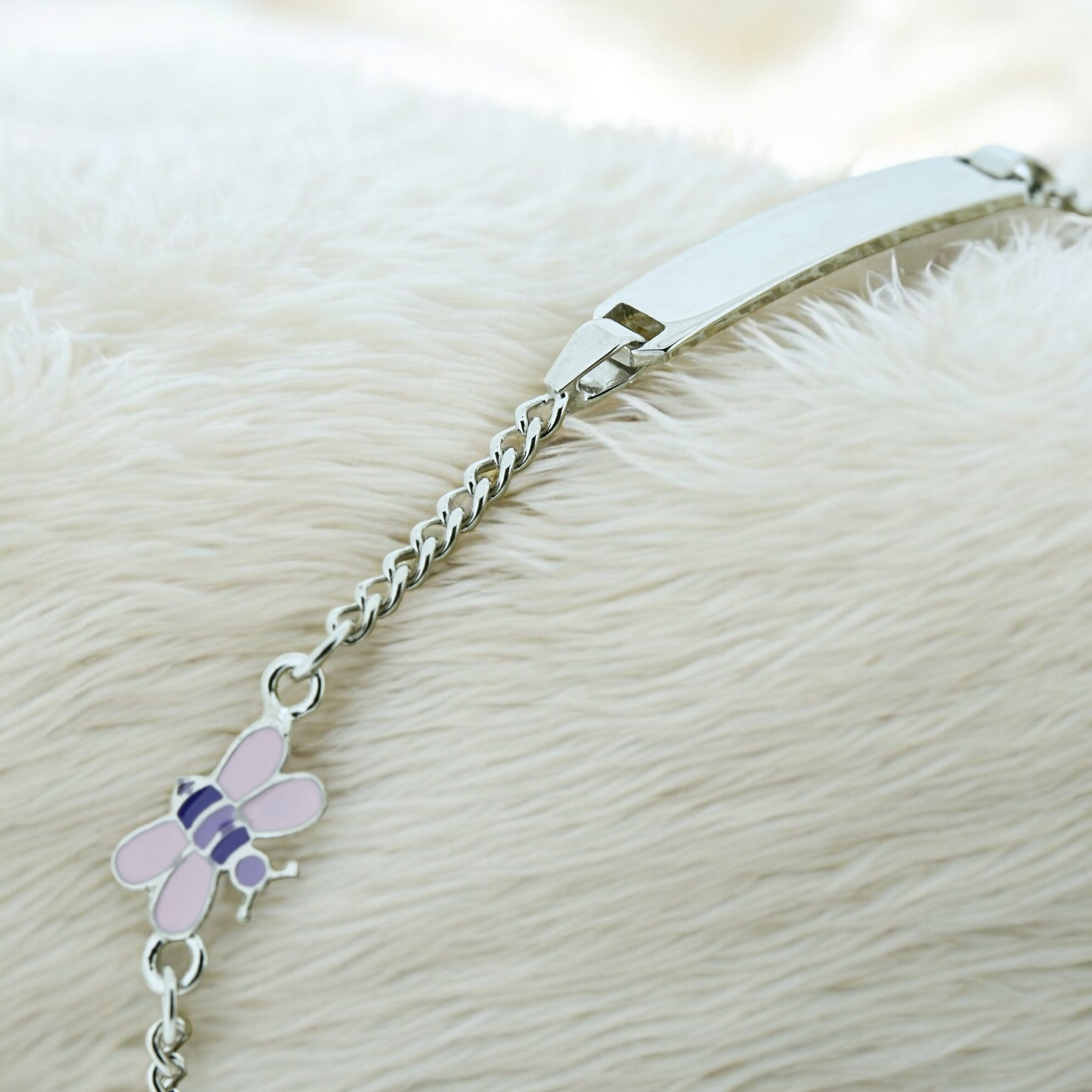 Babyarmbandje met Naam | Vlinder