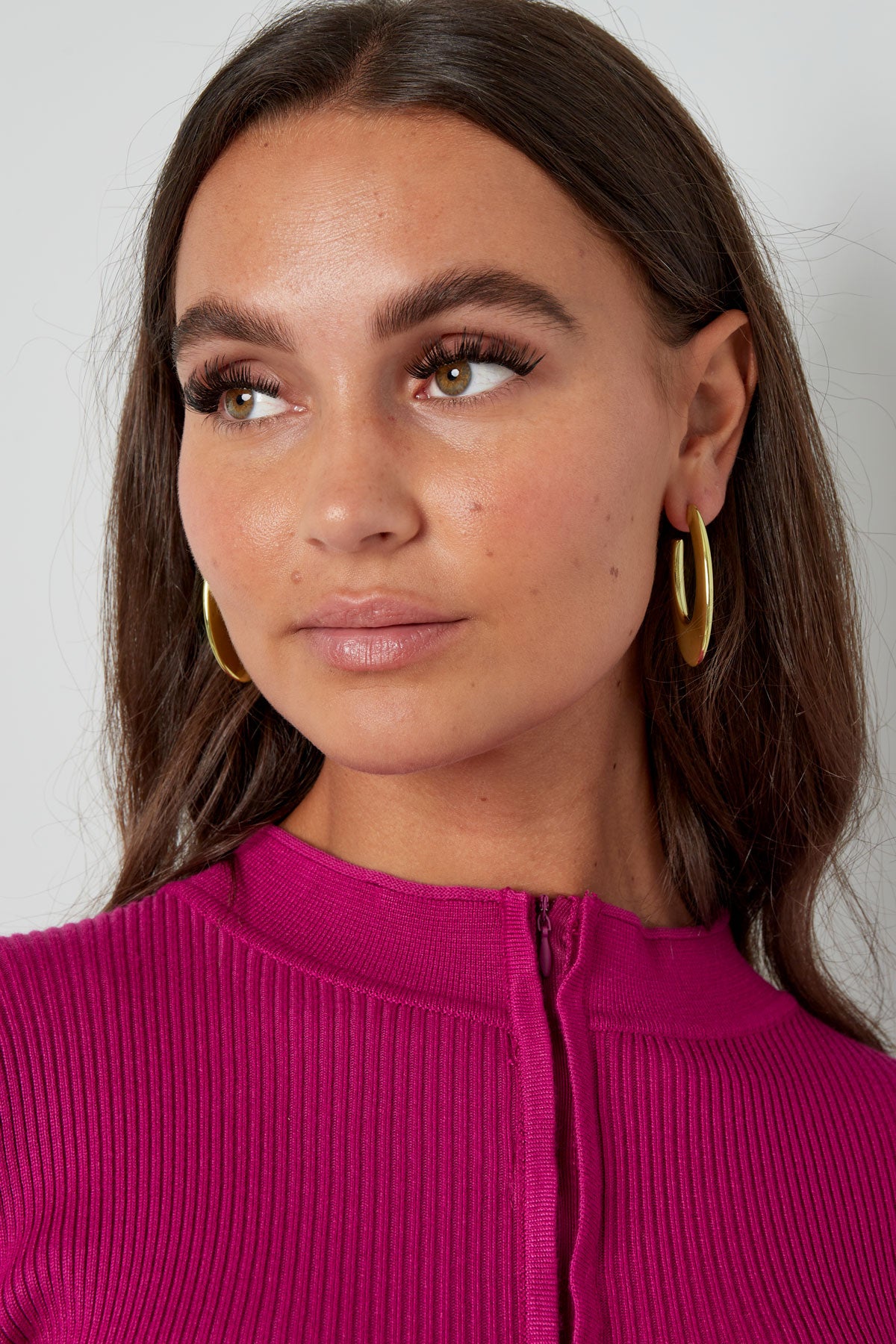 Oorbellen | Platte Hoops