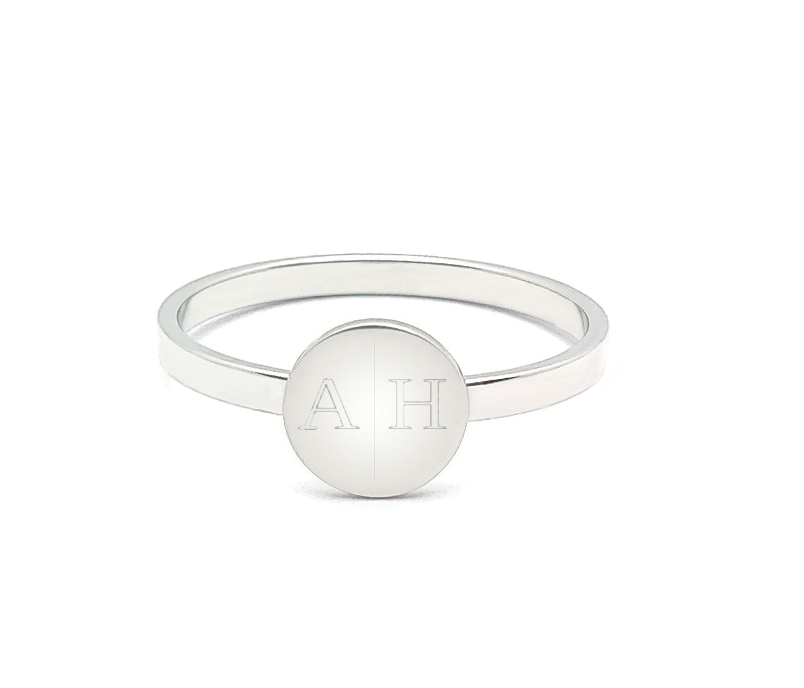 Initialen Ring | 2 initialen