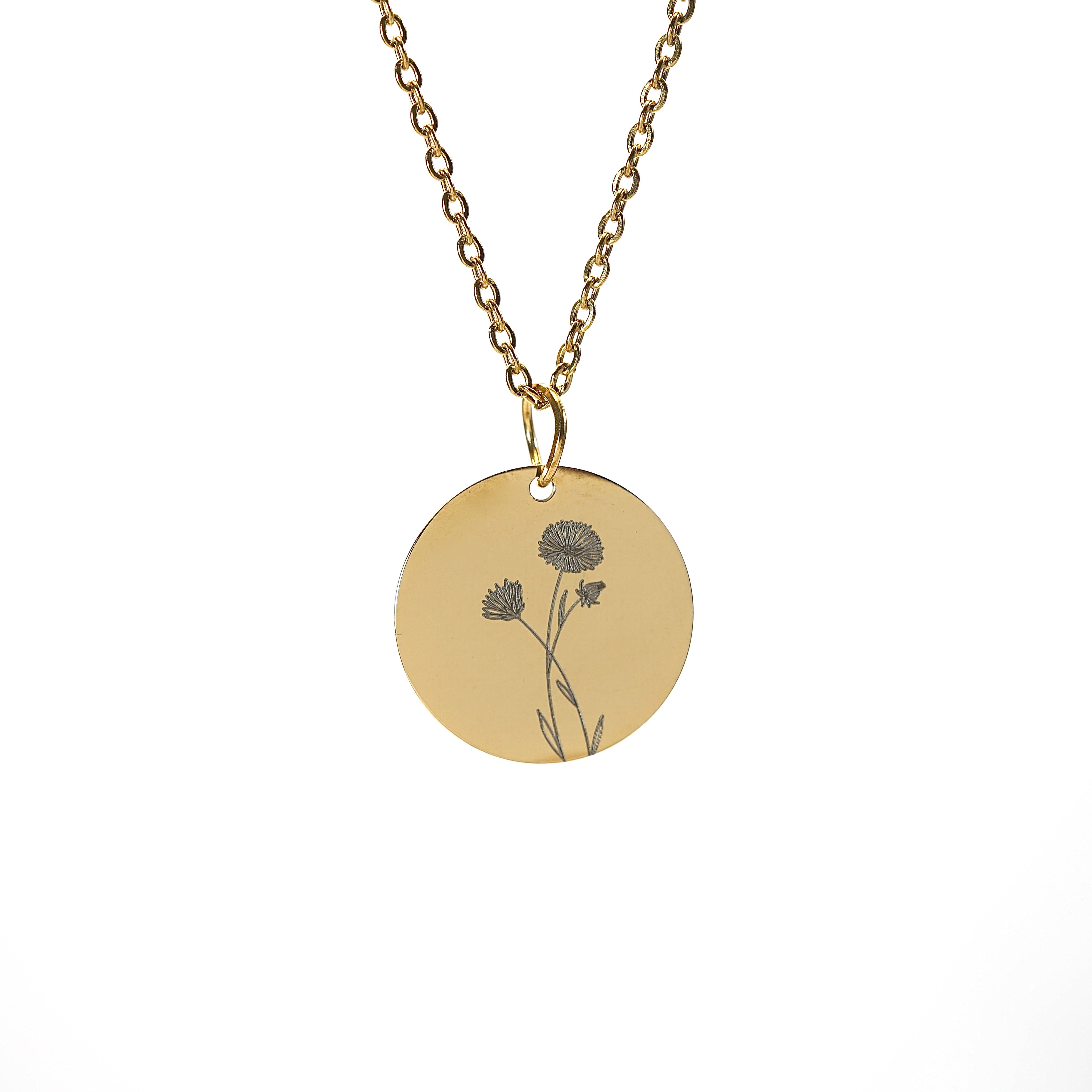 Ketting met geboortebloem | September