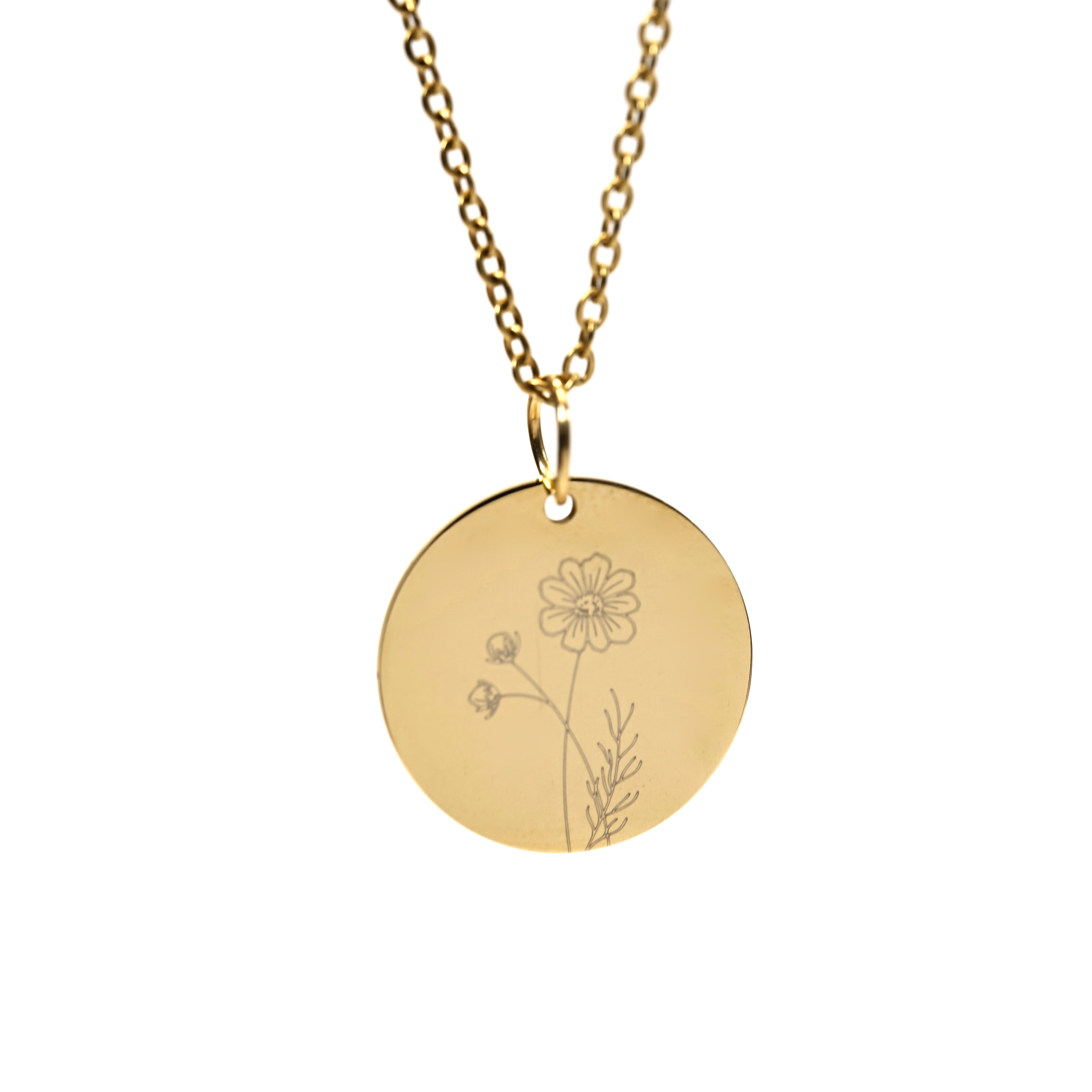 Ketting met geboortebloem | Oktober