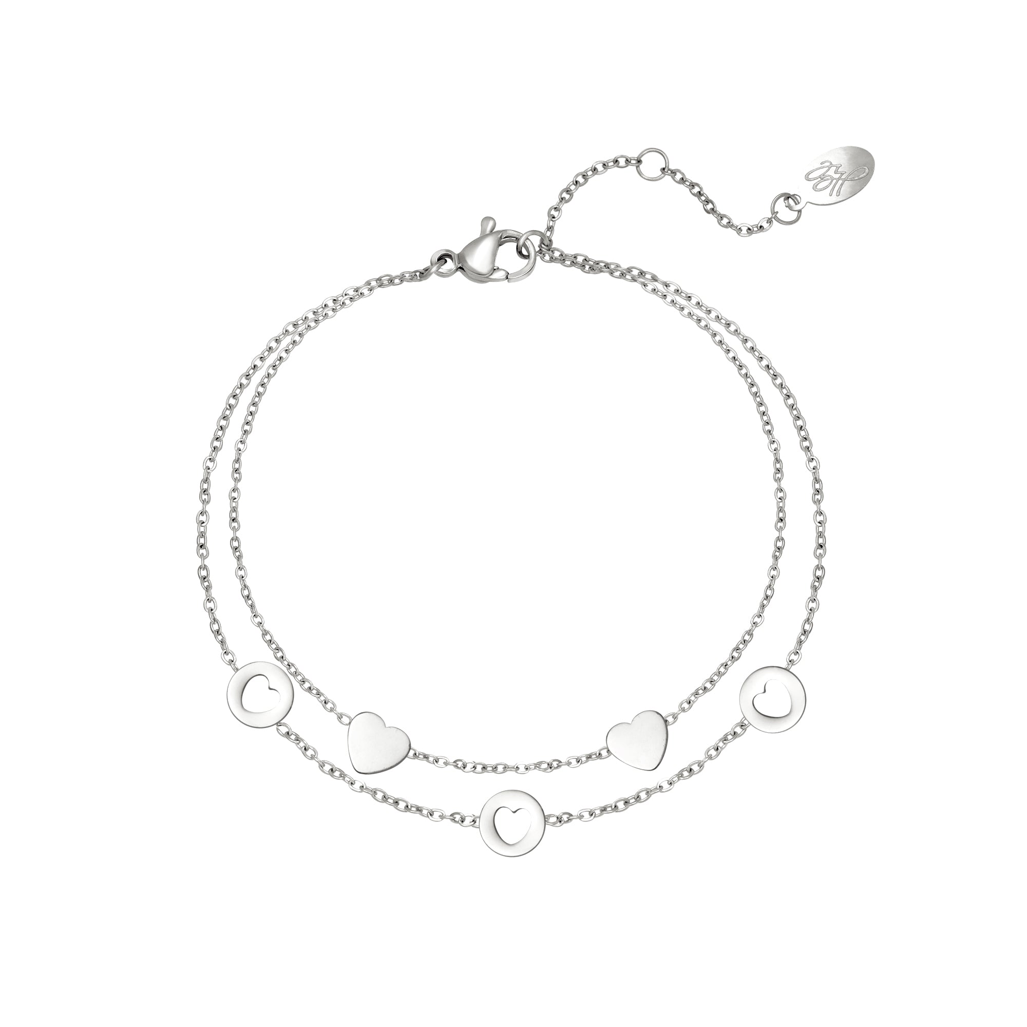 Armband | Romantisch Zilver
