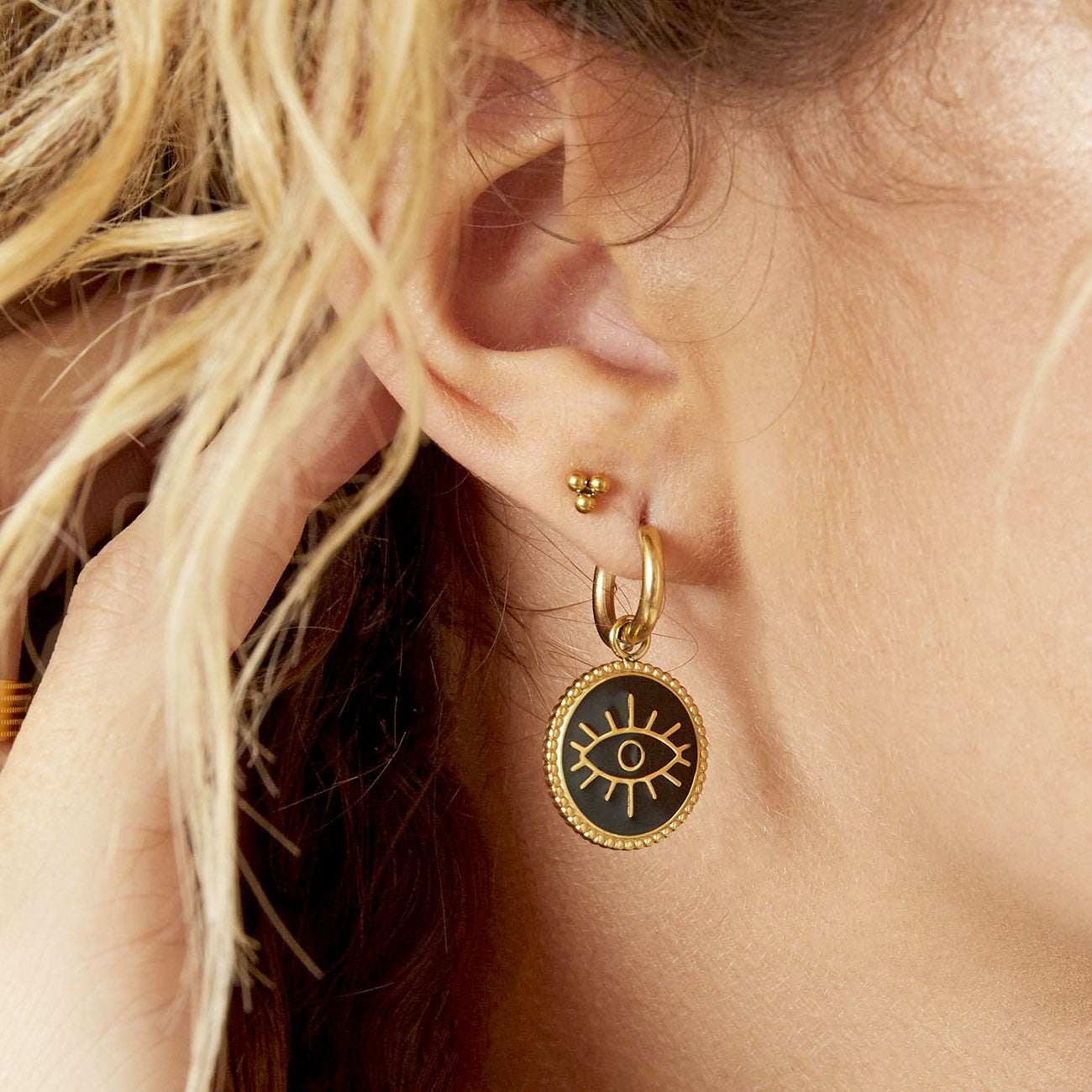 Oorknopjes | Triple Zilver