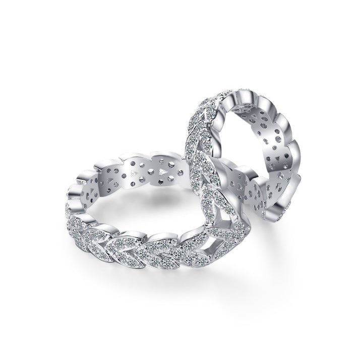 Double Hoops Dazzling Earplug - One Piece