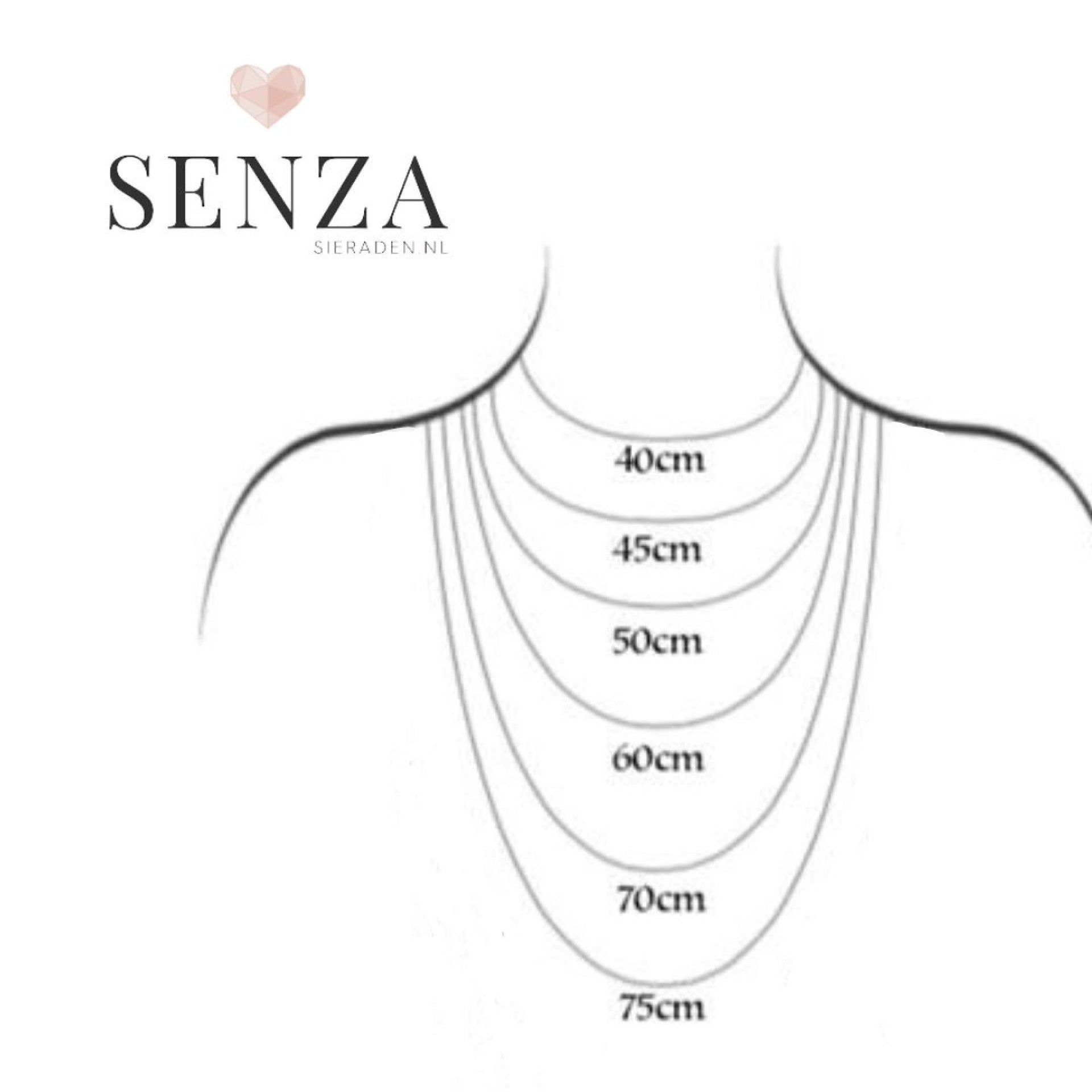Initialen ketting | 1 Initiaal