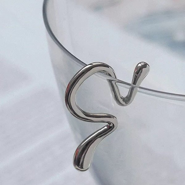Geometric line small ear cuff - one piece