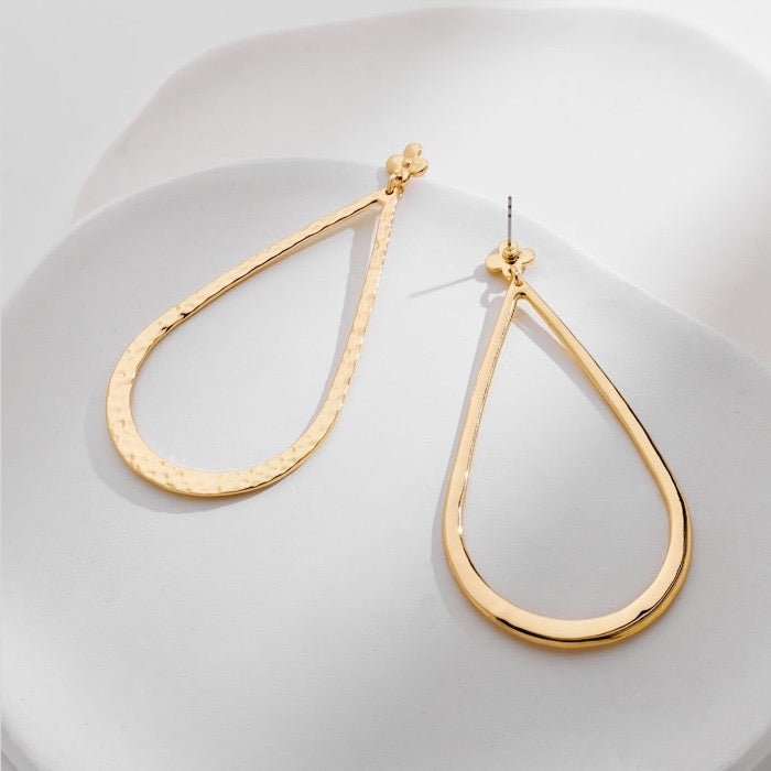 Very large Waterdrop Dangle Earrings