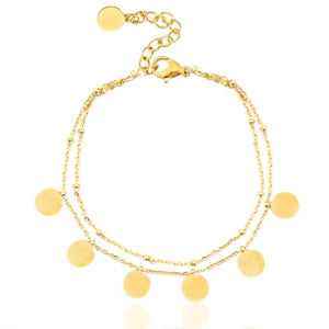 Initialen Armband Muntjes 